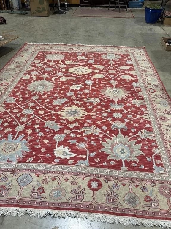 Hand Knotted Persian Heriz Rug 10x7.10 ft - 5