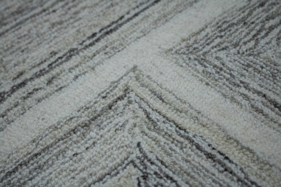 Multicolored Geometric 2X3 Hand-Tufted Modern Rug - 7