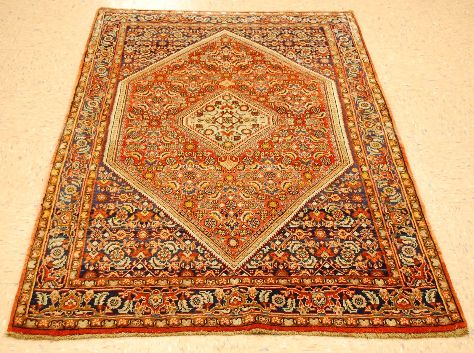 Persian BIJAR RUG 3'10" x 5'8" (1 of 11)