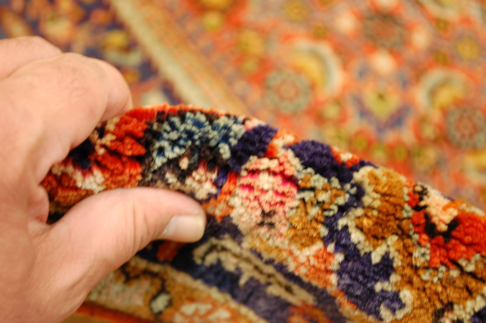 Persian BIJAR RUG 3'10" x 5'8" - 9