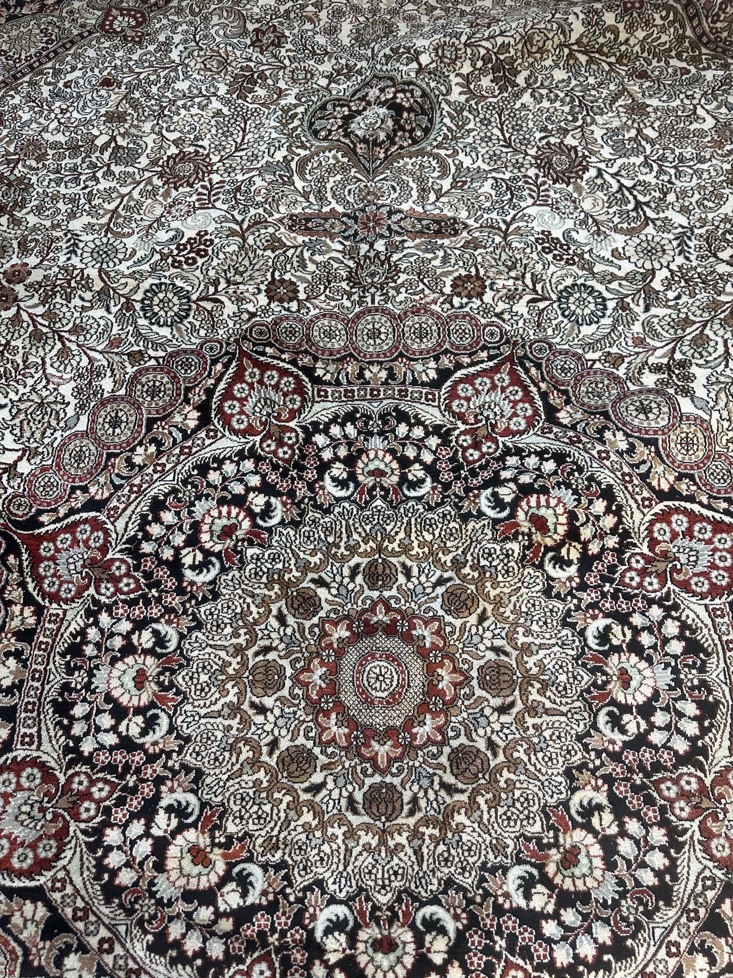 Very Fine Hand Knotted -Hereke 12x18 ft - 5