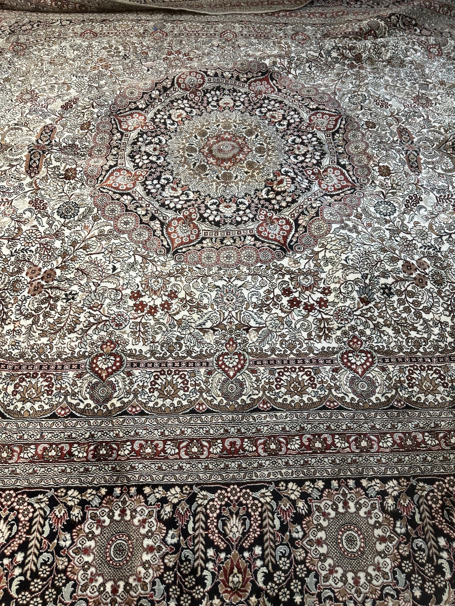 Very Fine Hand Knotted -Hereke 12x18 ft - 8