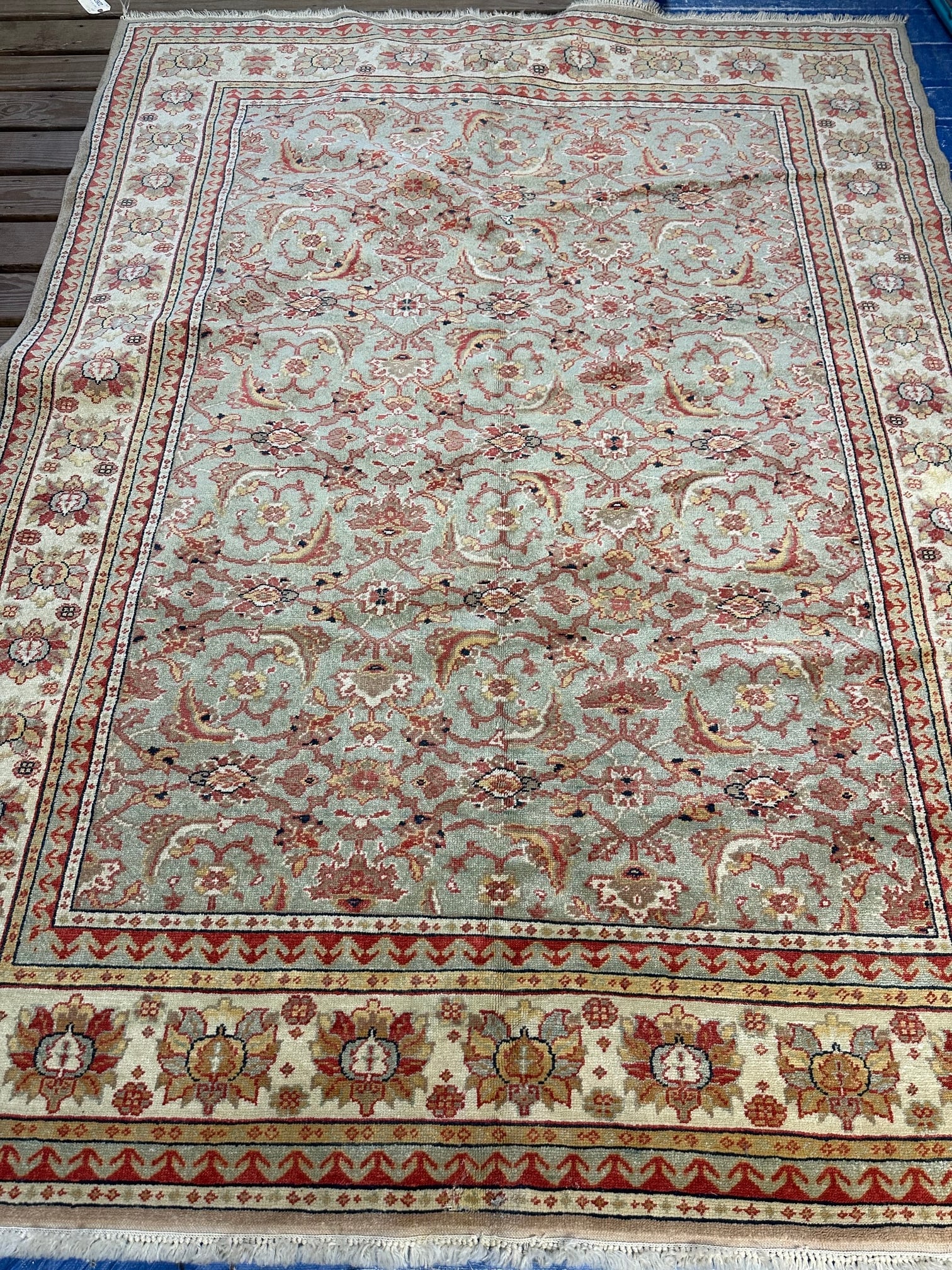 Hand Knotrted Oushak Rug 6x9 ft (1 of 9)