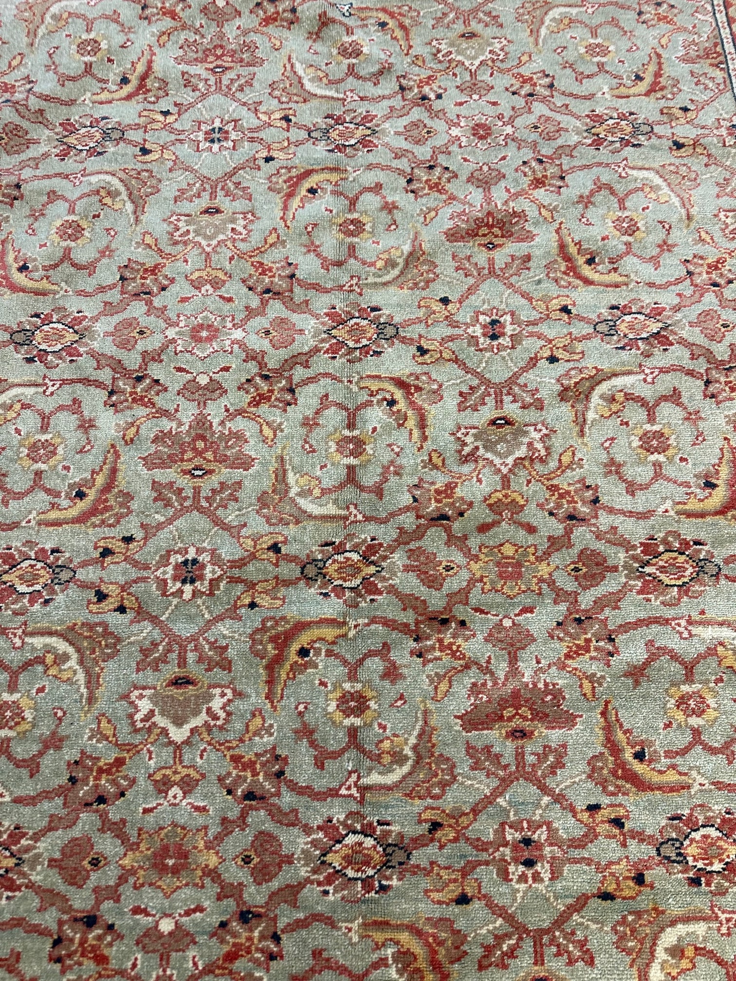 Hand Knotrted Oushak Rug 6x9 ft - 2