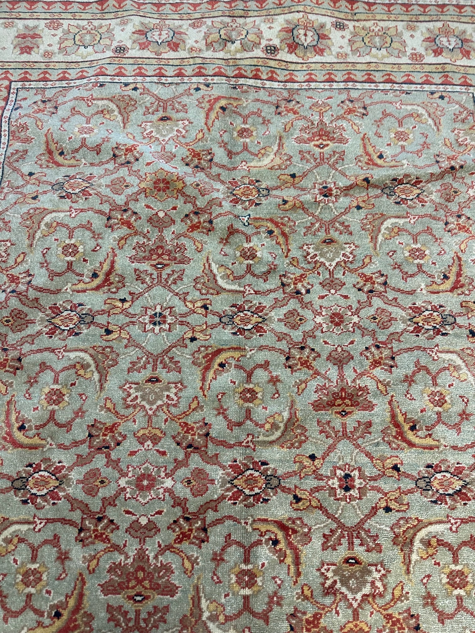 Hand Knotrted Oushak Rug 6x9 ft - 3