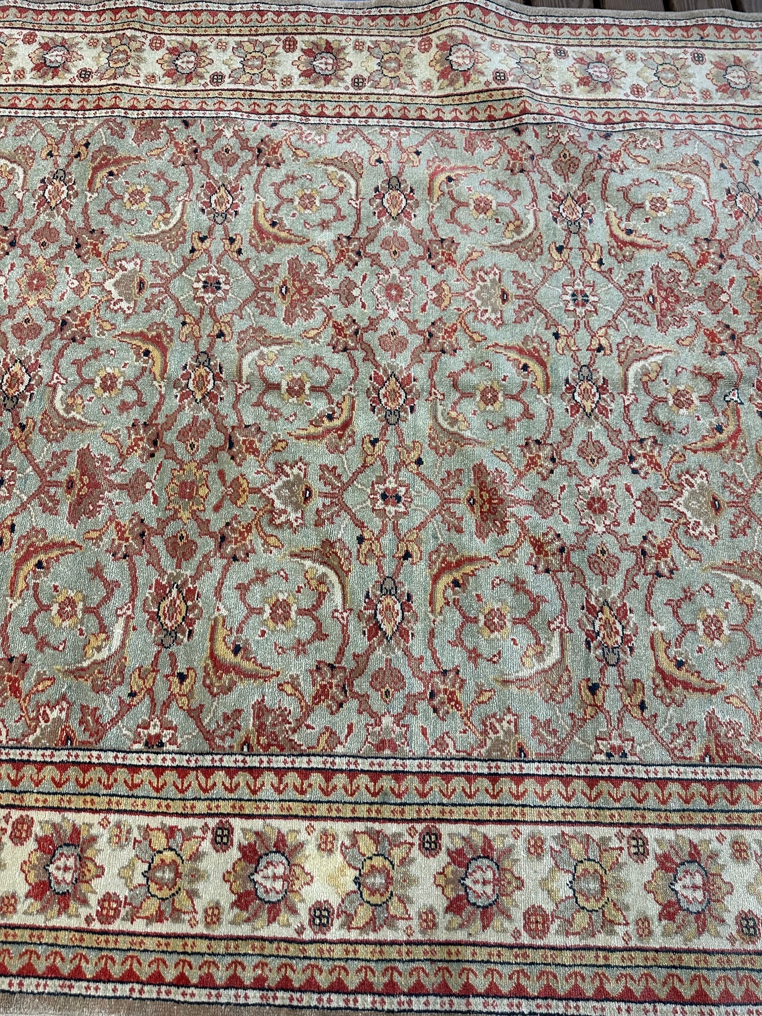 Hand Knotrted Oushak Rug 6x9 ft - 4