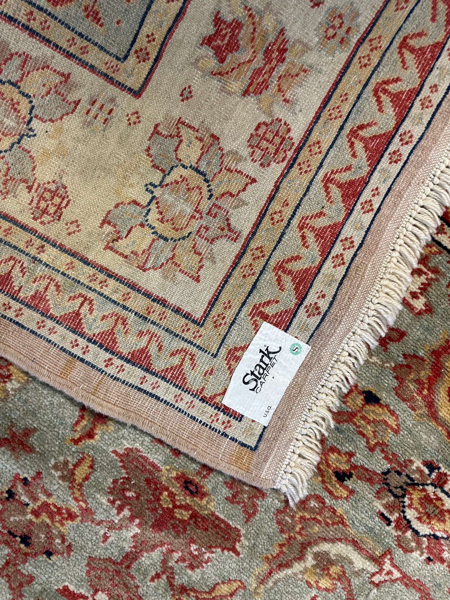 Hand Knotrted Oushak Rug 6x9 ft - 5