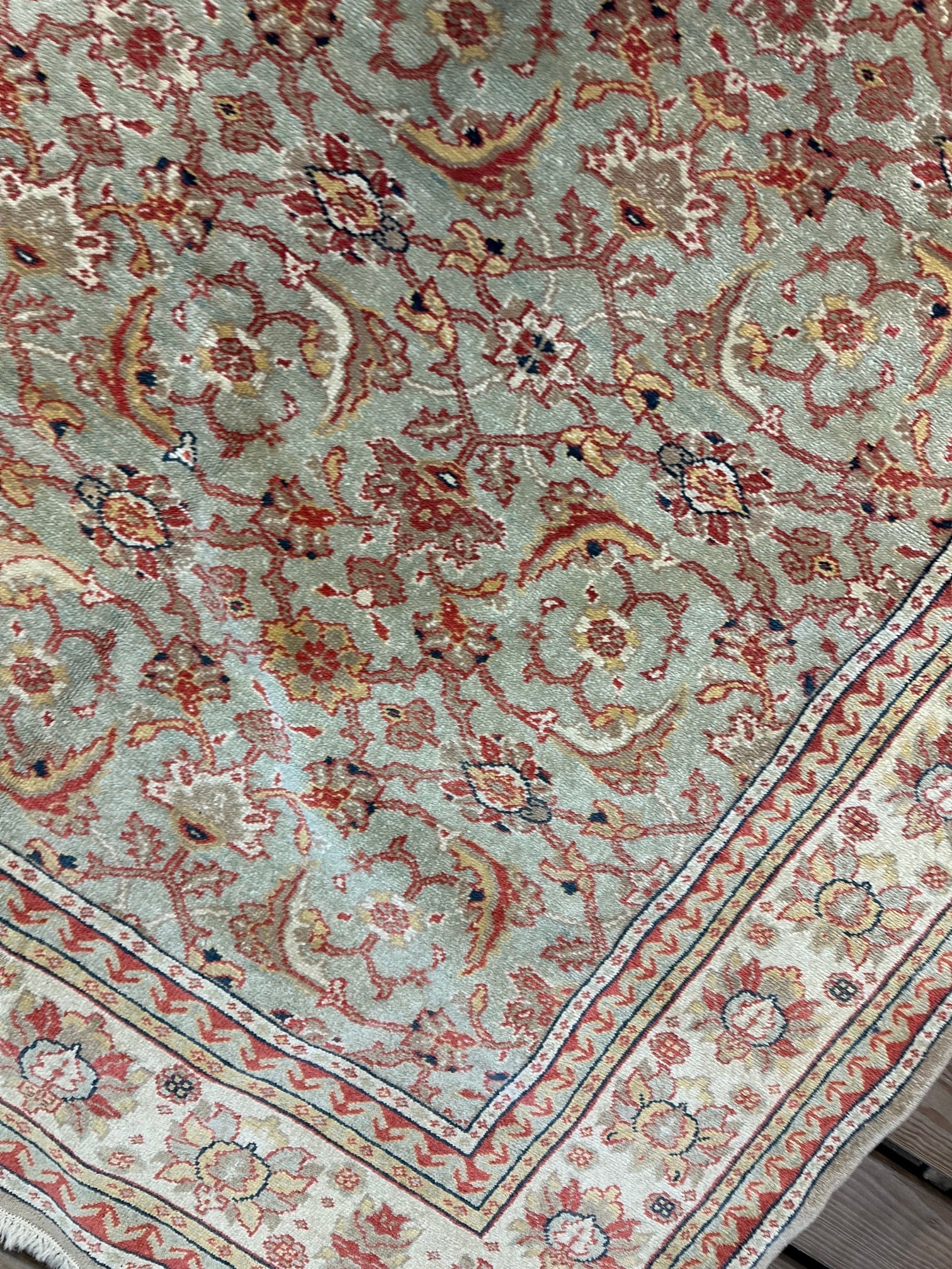 Hand Knotrted Oushak Rug 6x9 ft - 6