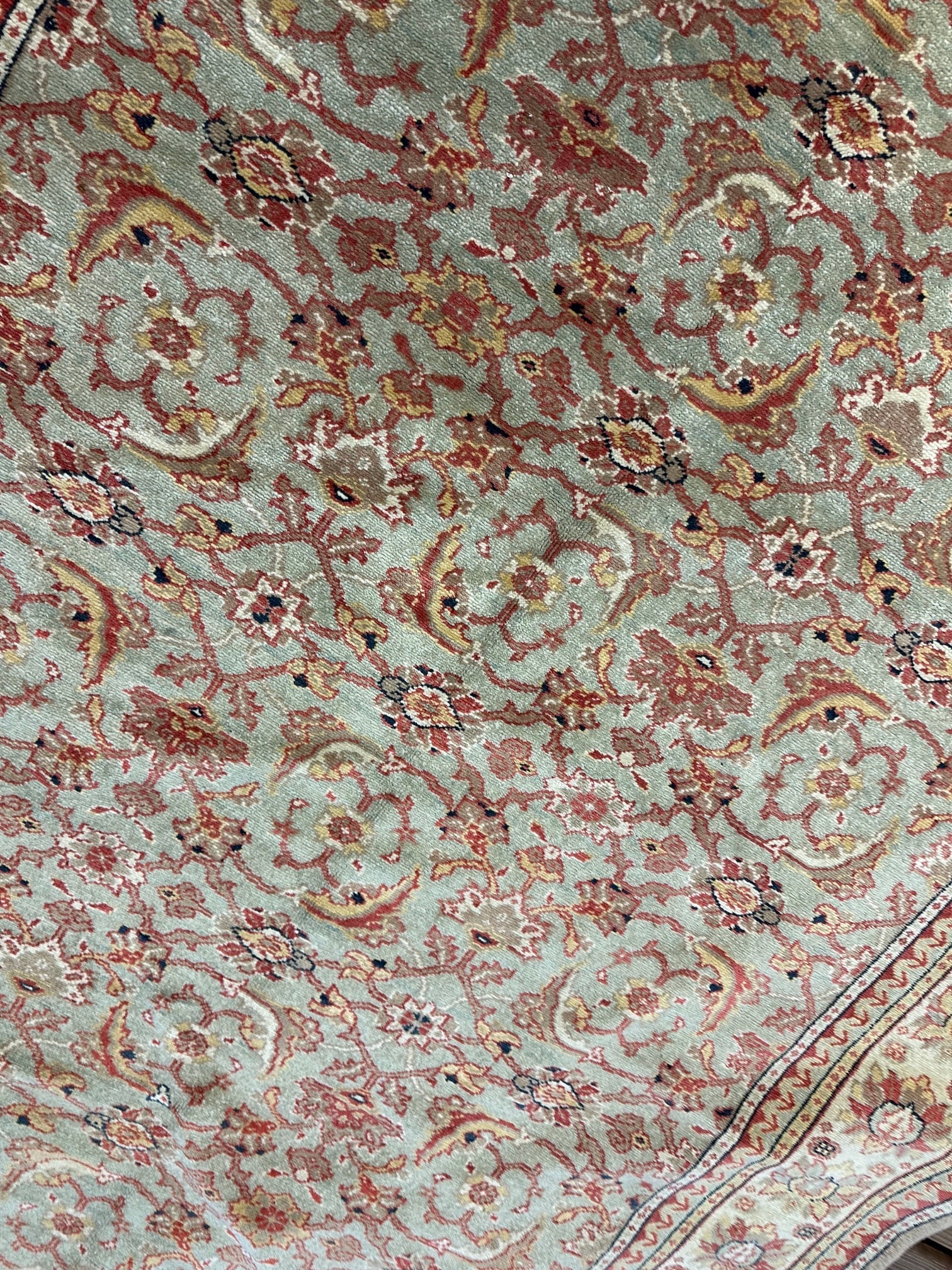 Hand Knotrted Oushak Rug 6x9 ft - 7