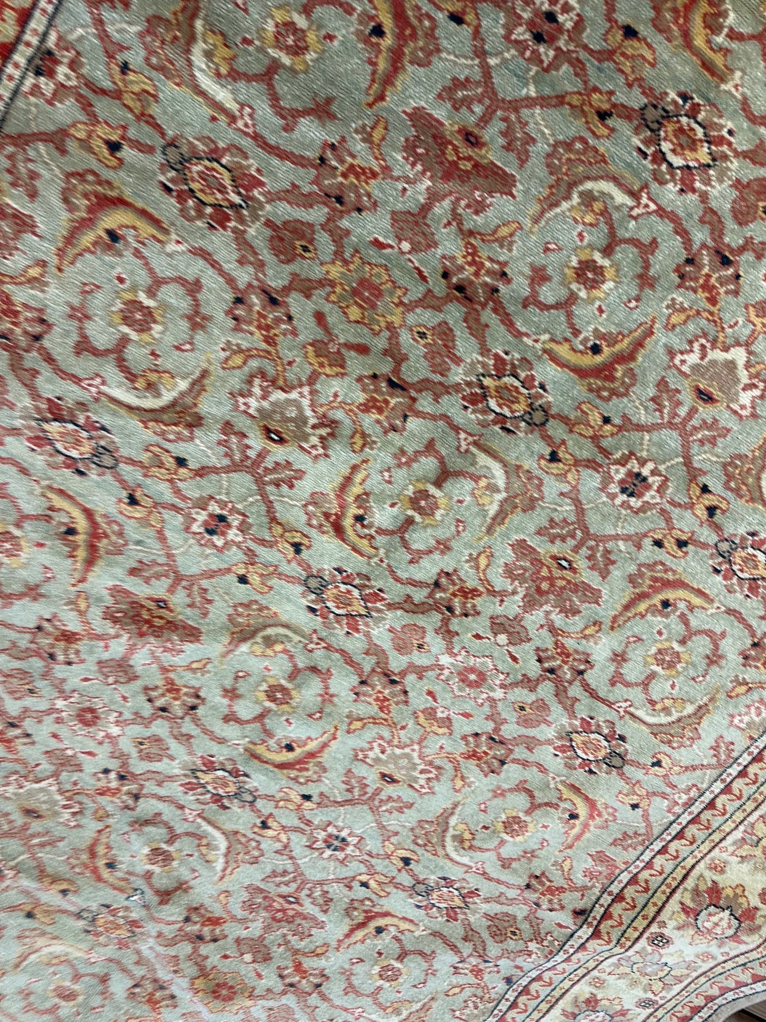 Hand Knotrted Oushak Rug 6x9 ft - 8