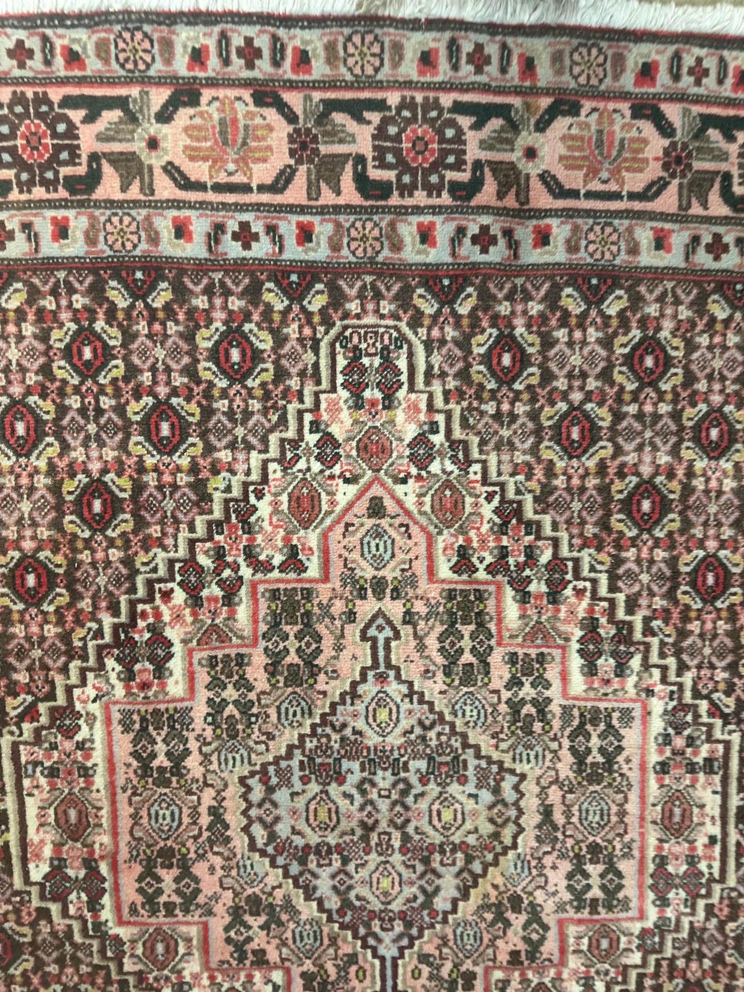 Hand Knotted Persian Bijar 4.10x3 ft - 2