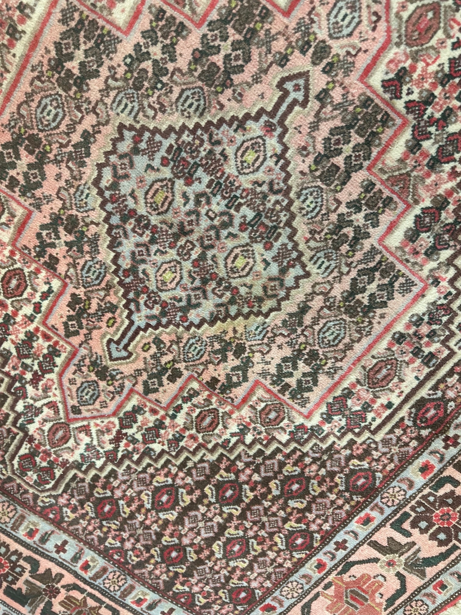 Hand Knotted Persian Bijar 4.10x3 ft - 5
