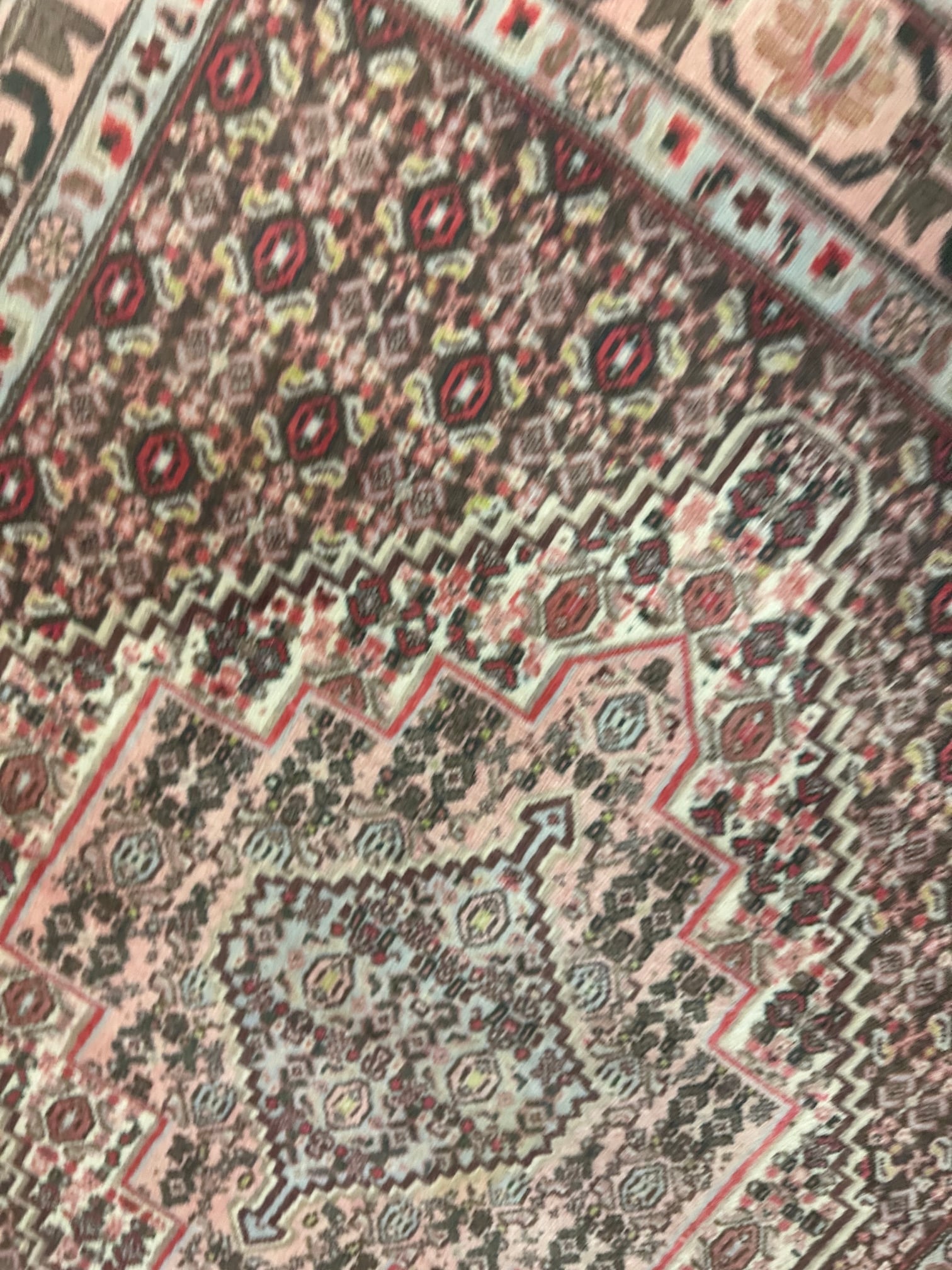 Hand Knotted Persian Bijar 4.10x3 ft - 6