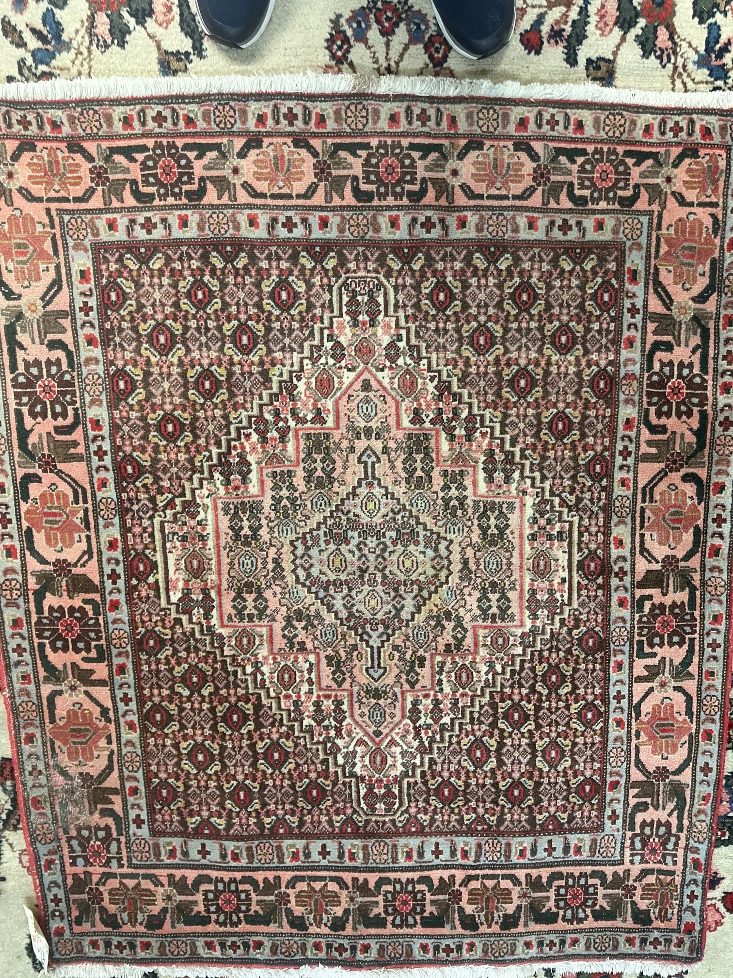 Hand Knotted Persian Bijar 4.10x3 ft - 7