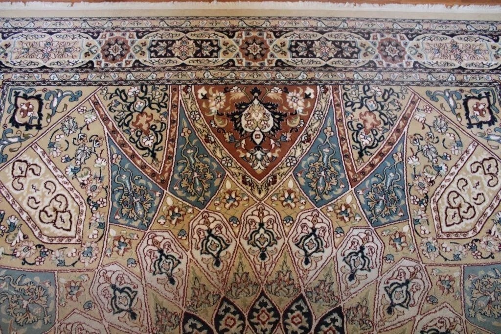 Hand Knotted Persian Nain Rug 10.4x7.8 ft. - 4