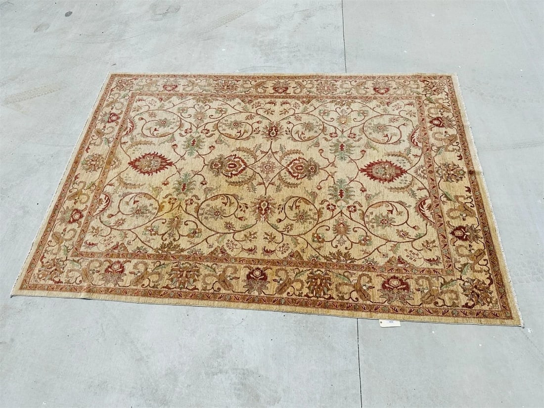 Hand Knotted Oushak Rug 10x13 ft (1 of 7)