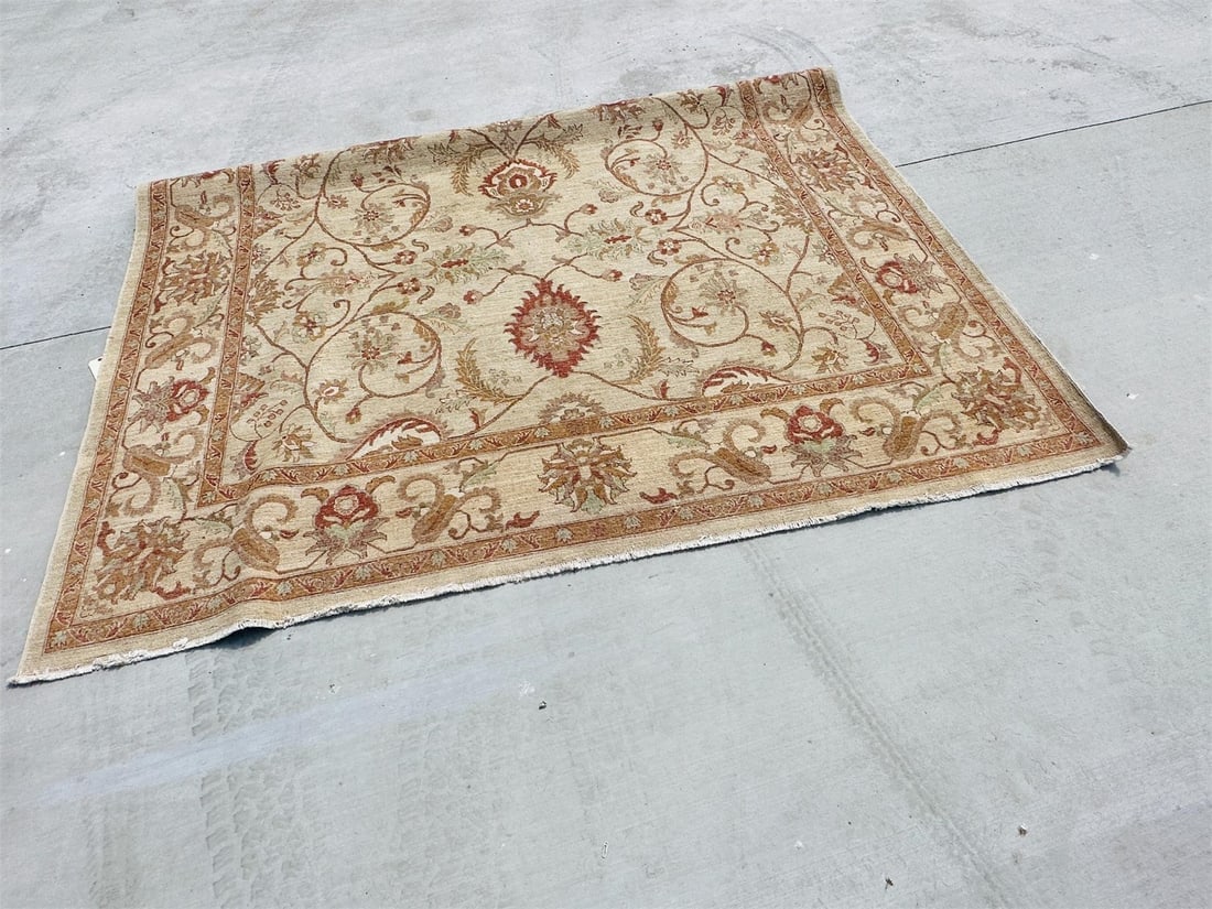 Hand Knotted Oushak Rug 10x13 ft - 2