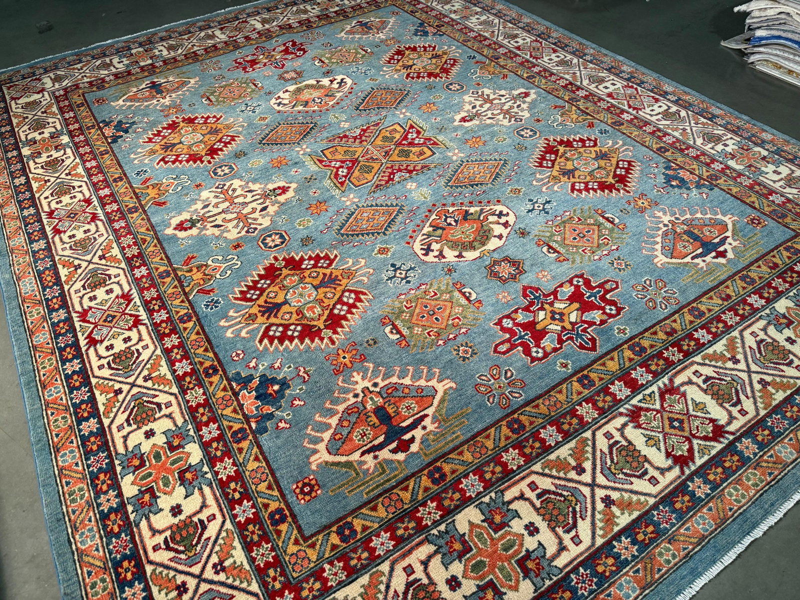 Exquisite Fine Kazak Rug 8.1x10.1 - 3