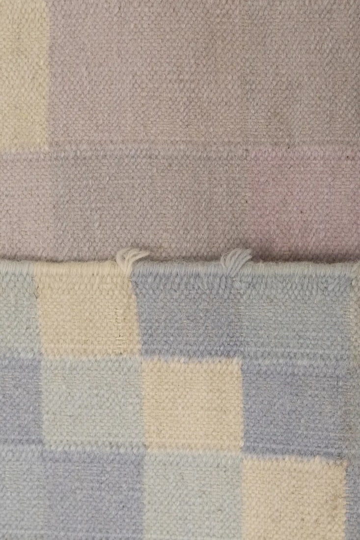 Multicolored Geometric Dhurrie 5'6X8'6 Indian Oriental Rug - 15