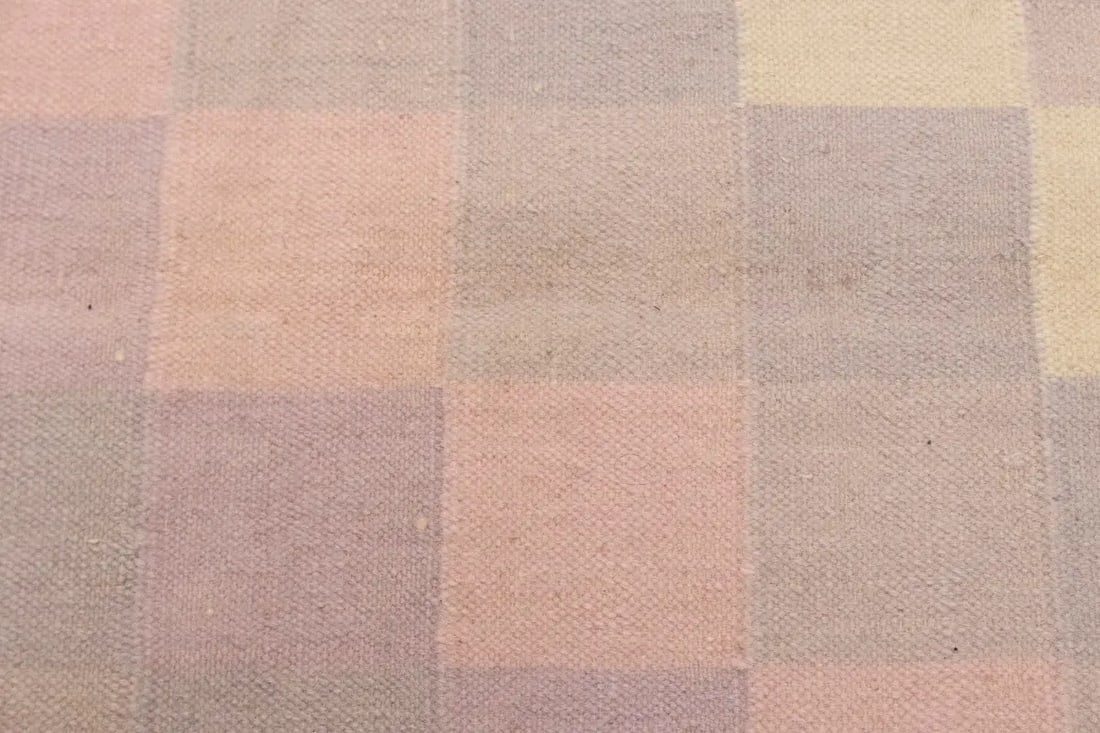 Multicolored Geometric Dhurrie 5'6X8'6 Indian Oriental Rug - 7