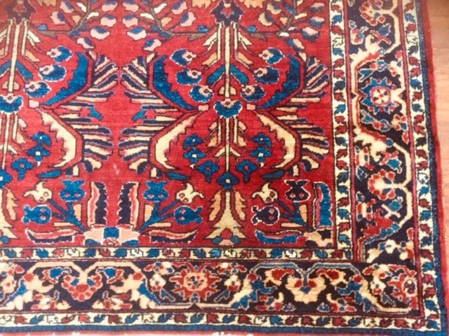1920 Persian Lilihan Rug,, excellent, 5'.2" x 6'.2" - 2