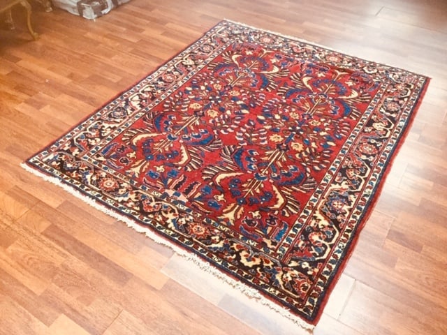 1920 Persian Lilihan Rug,, excellent, 5'.2" x 6'.2" - 7