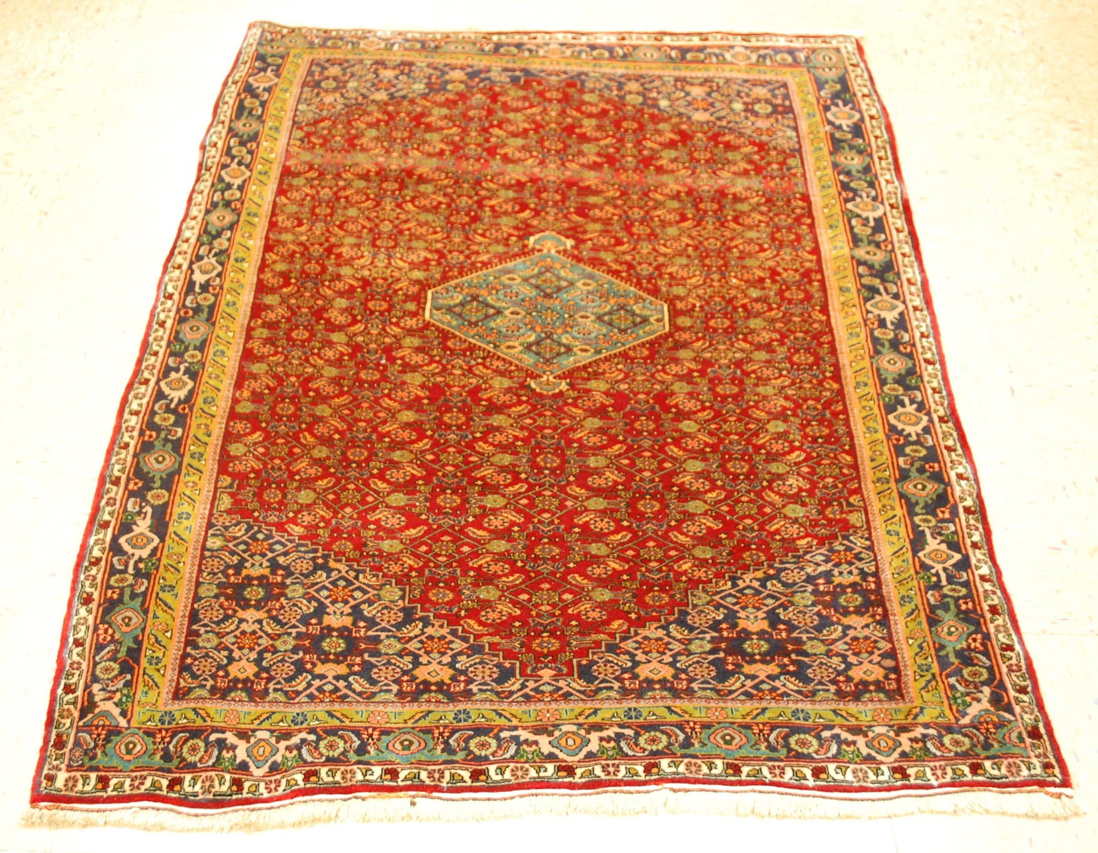 Persian BIJAR RUG 4' x 5'4" - 4
