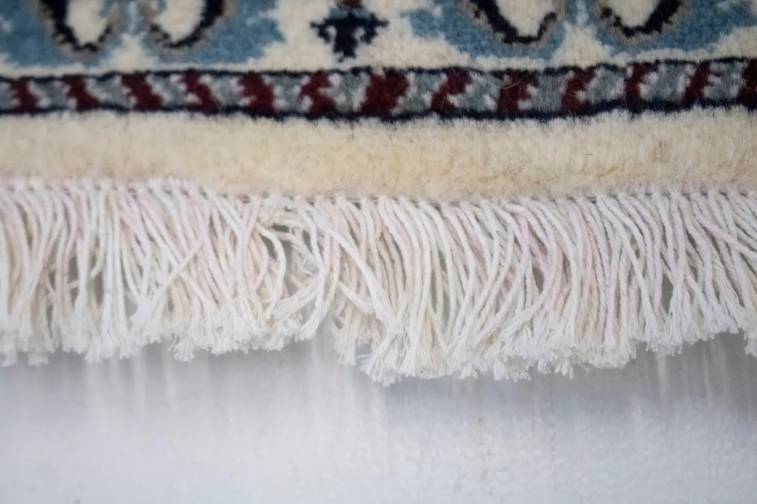 Navy Blue Classic 3X4'5 Nain Persian Rug - 8