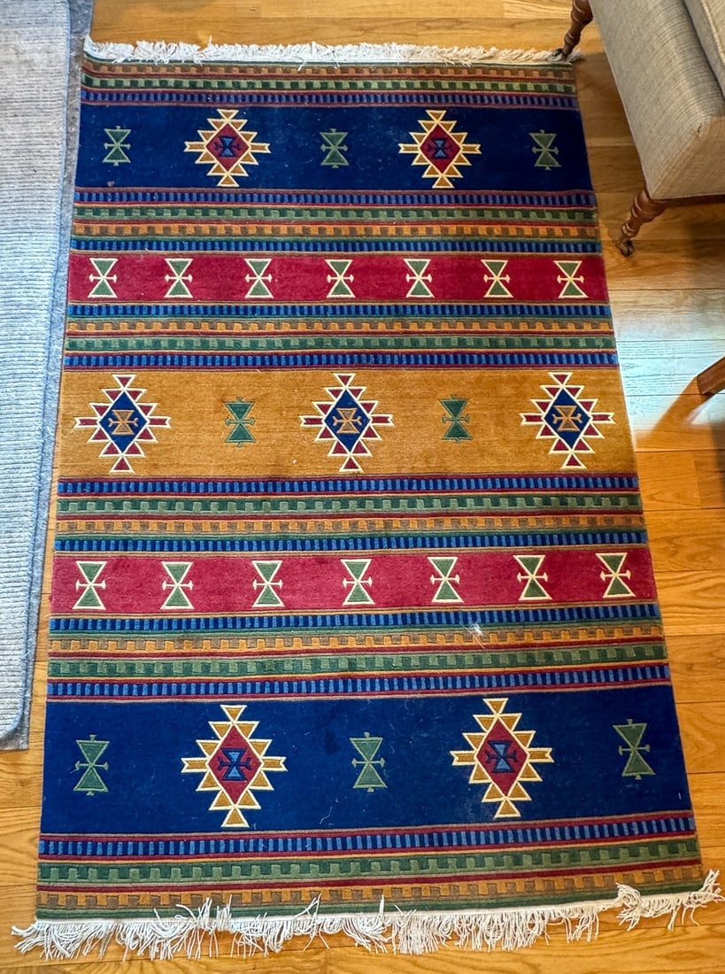 Hand Knotted Tibet Rug 3.6xx6.4 ft - 4