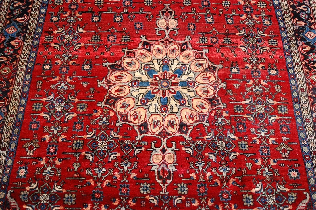 Persian BIJAR Rug,4'8" x8" - 12