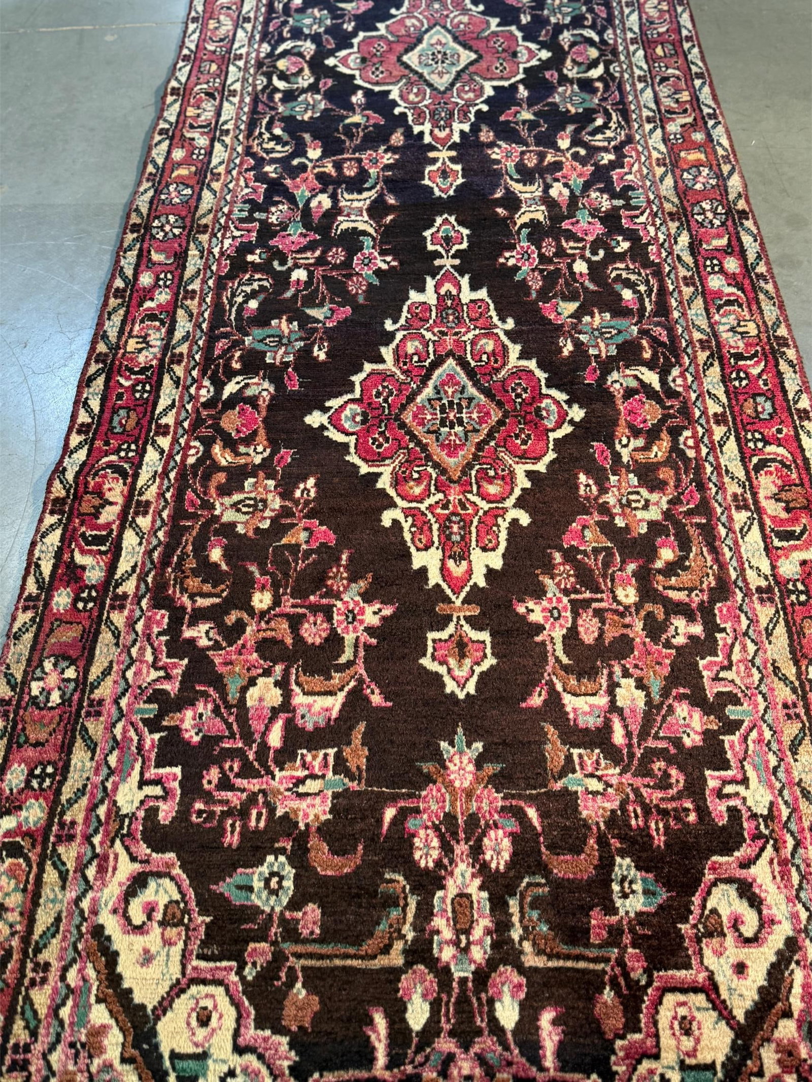 Magnificent Persian Hamedan 3.4x9.9 - 2
