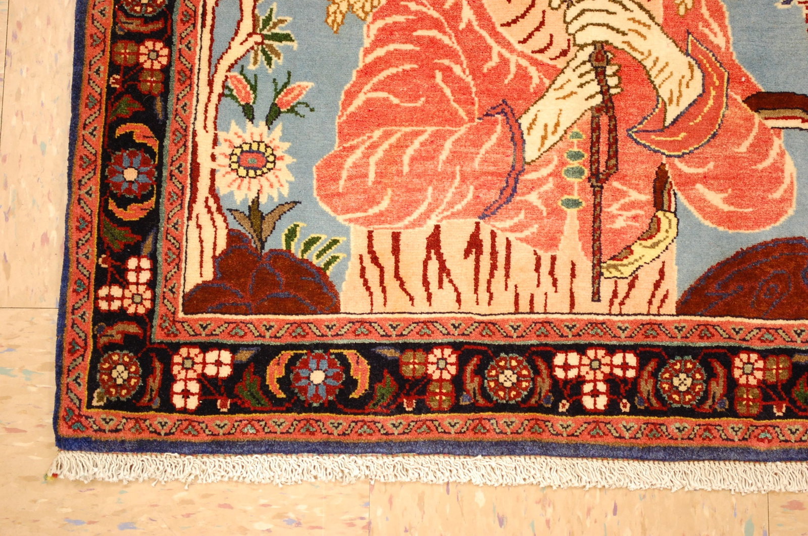 Persian BIJAR RUG,2'3" x 2'9" - 3