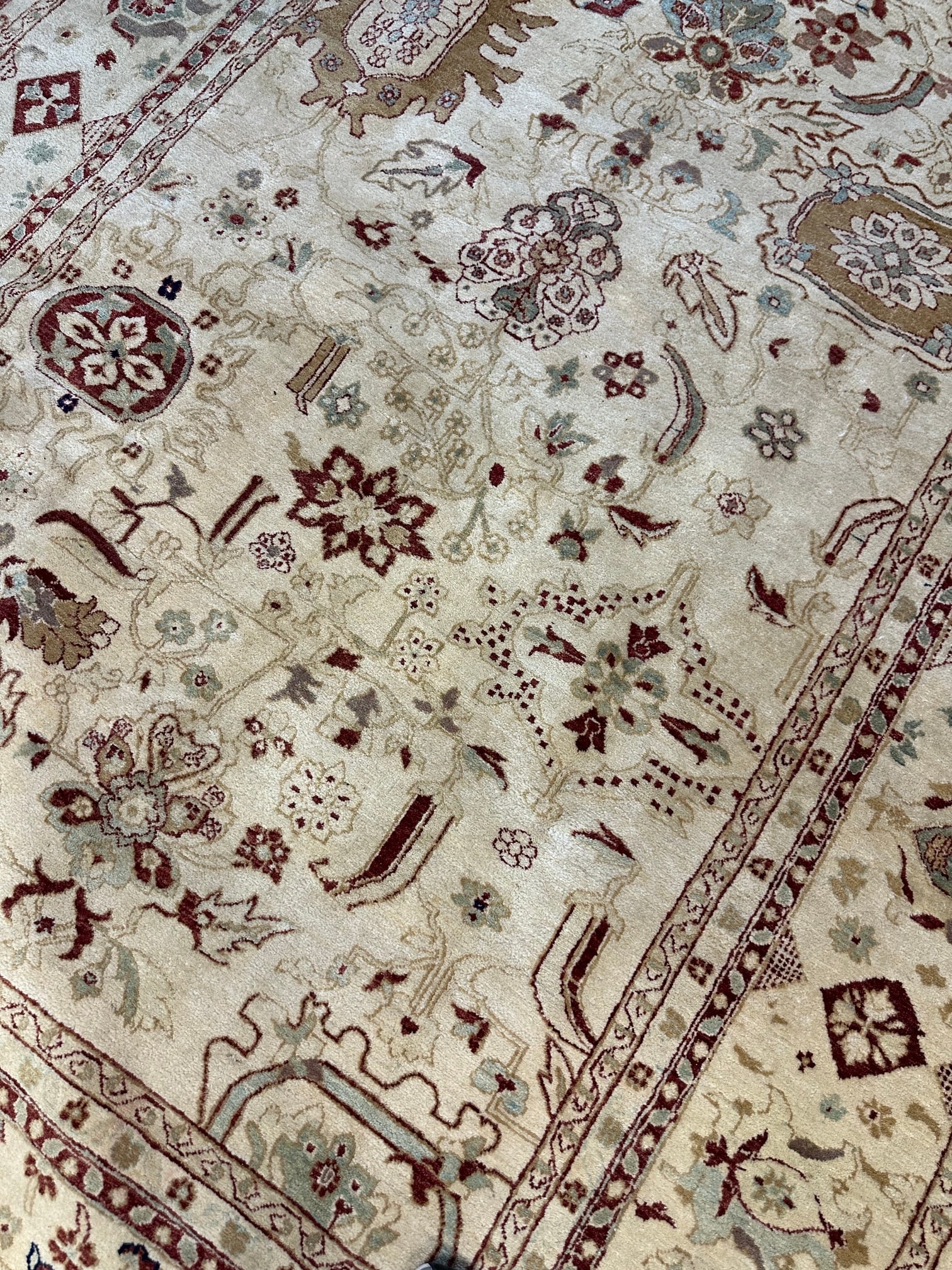Hand Knotteds Oushak Reug 7.3x10.3 ft - 7