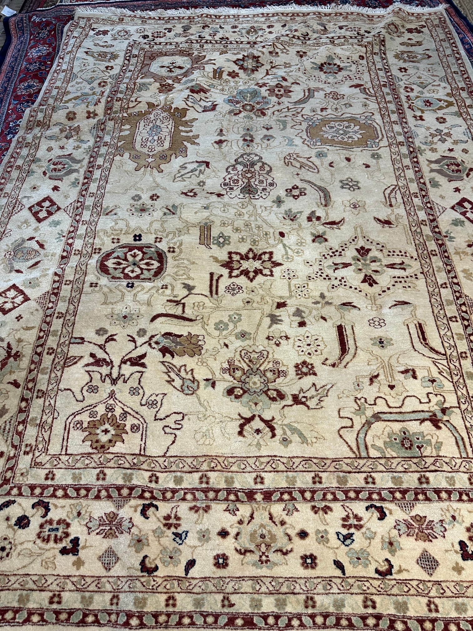 Hand Knotteds Oushak Reug 7.3x10.3 ft - 8
