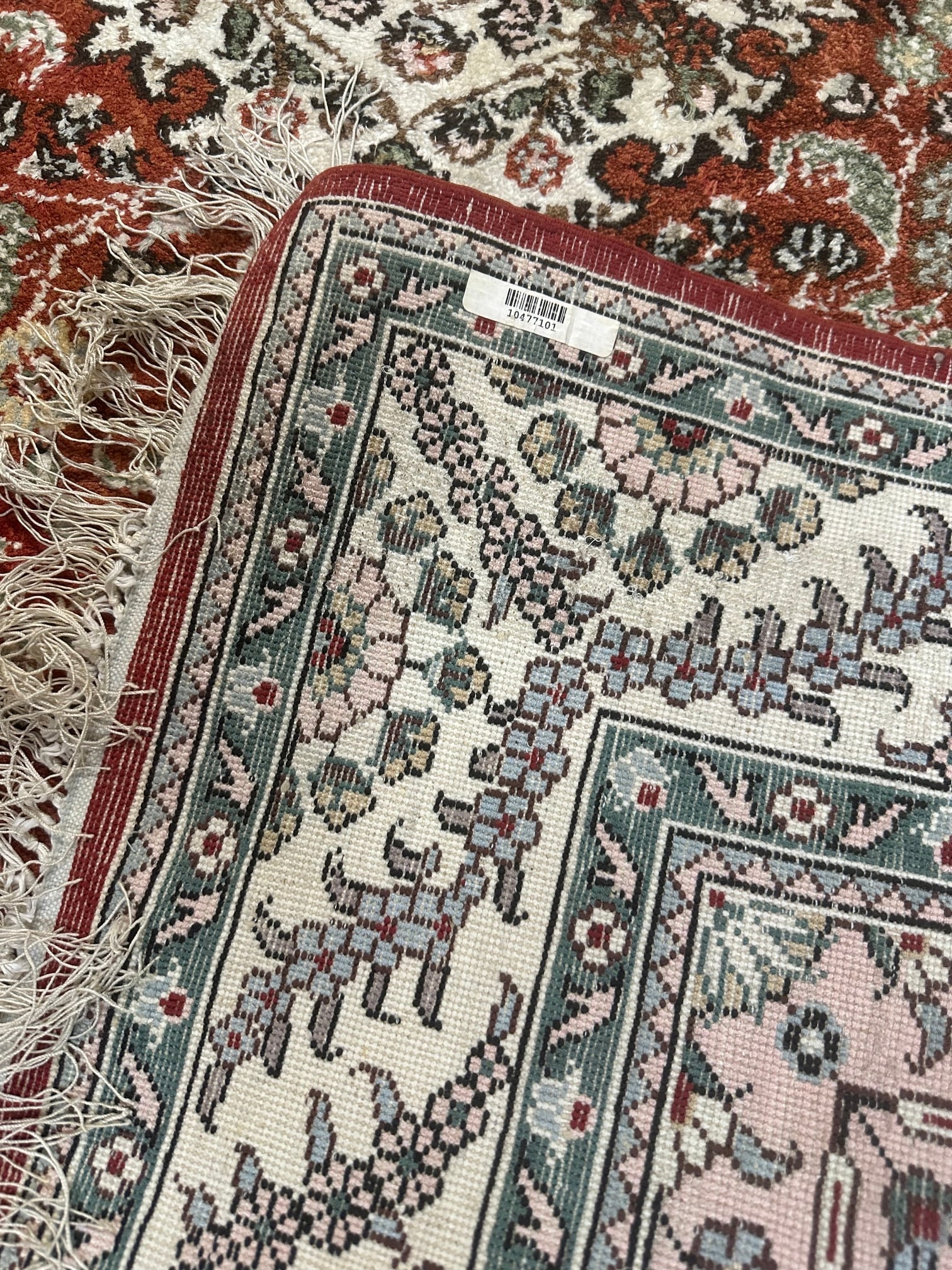 Hand Knotted Hereke Silk Rug 4x6 ft - 4