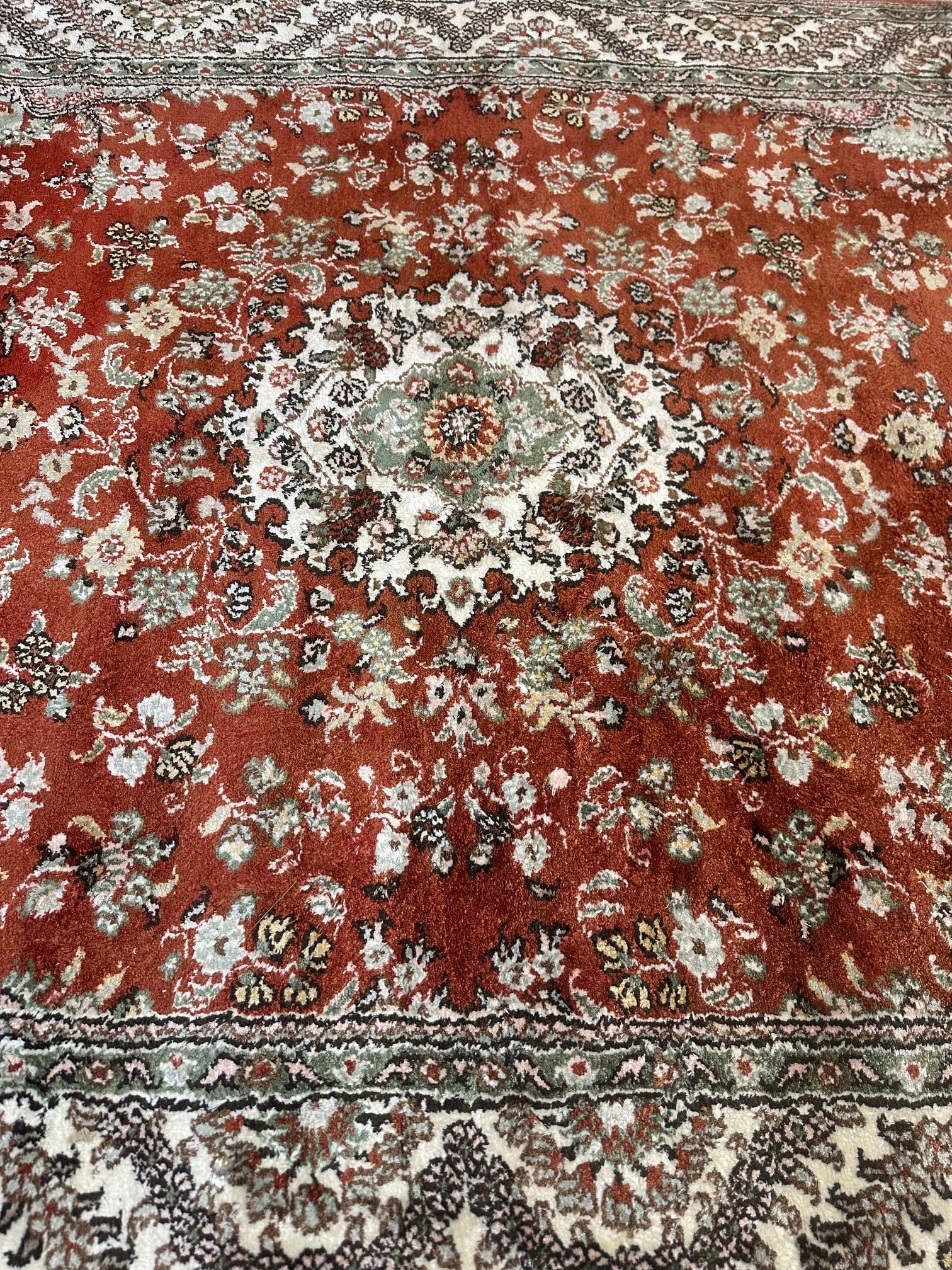 Hand Knotted Hereke Silk Rug 4x6 ft - 5