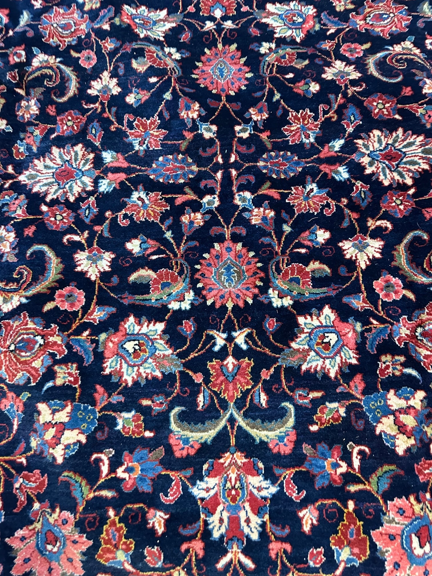Hand KnottedPersian Sarouk Rug -8.11x12.3 ft - 3