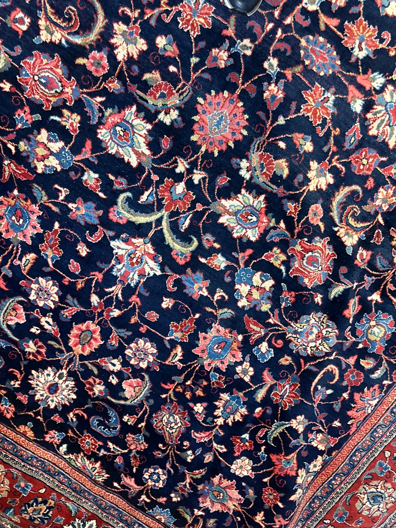 Hand KnottedPersian Sarouk Rug -8.11x12.3 ft - 7