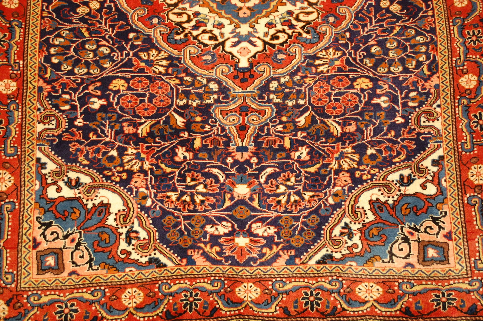 Persian SARUK FERAKHAN RUG 3'8" x 4'10" - 6