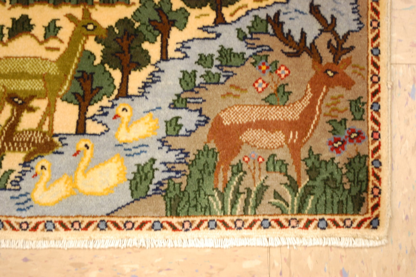 PERSIAN KAESHAN RUG ,1'8"x2'2" - 5