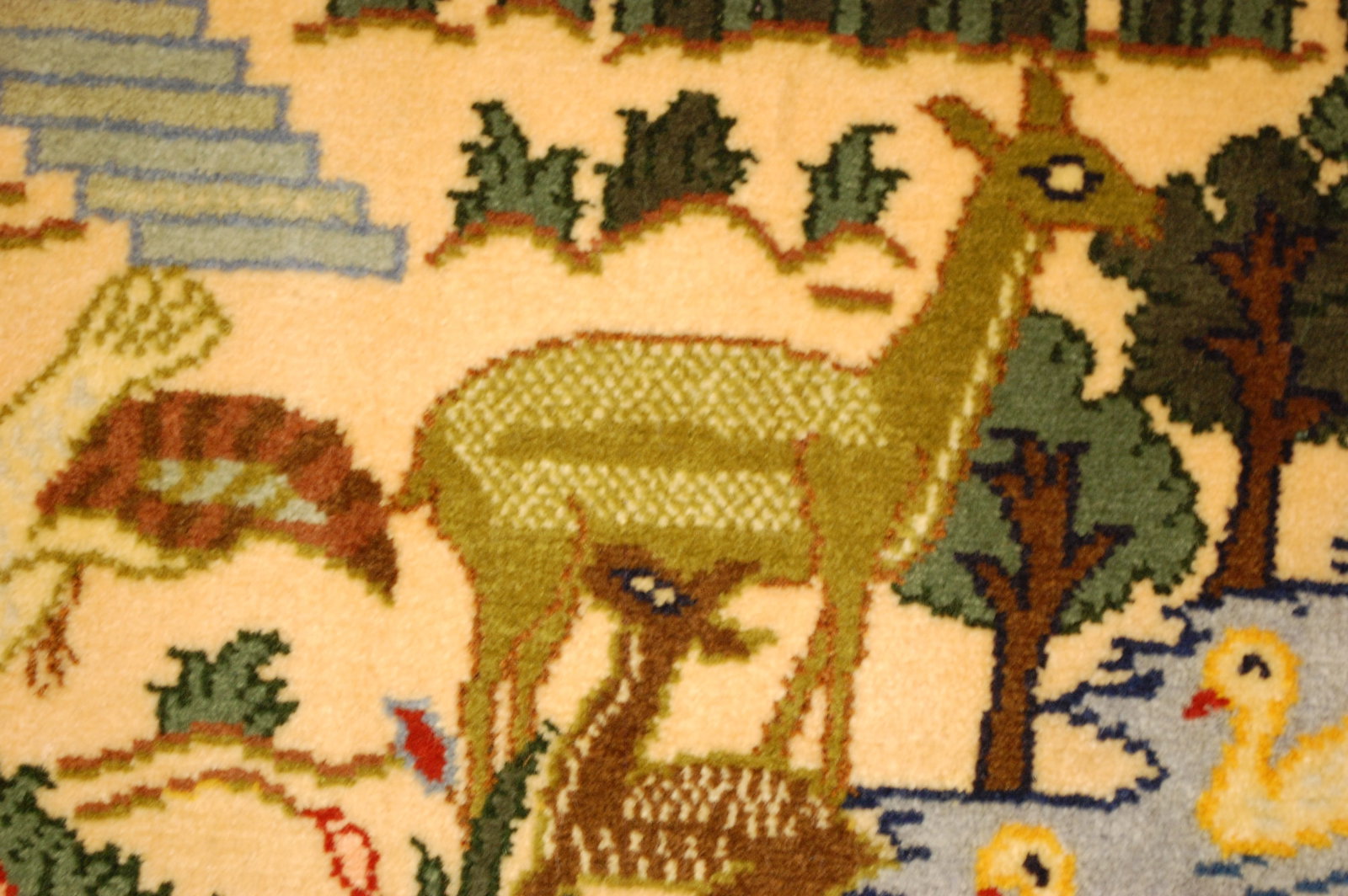 PERSIAN KAESHAN RUG ,1'8"x2'2" - 6