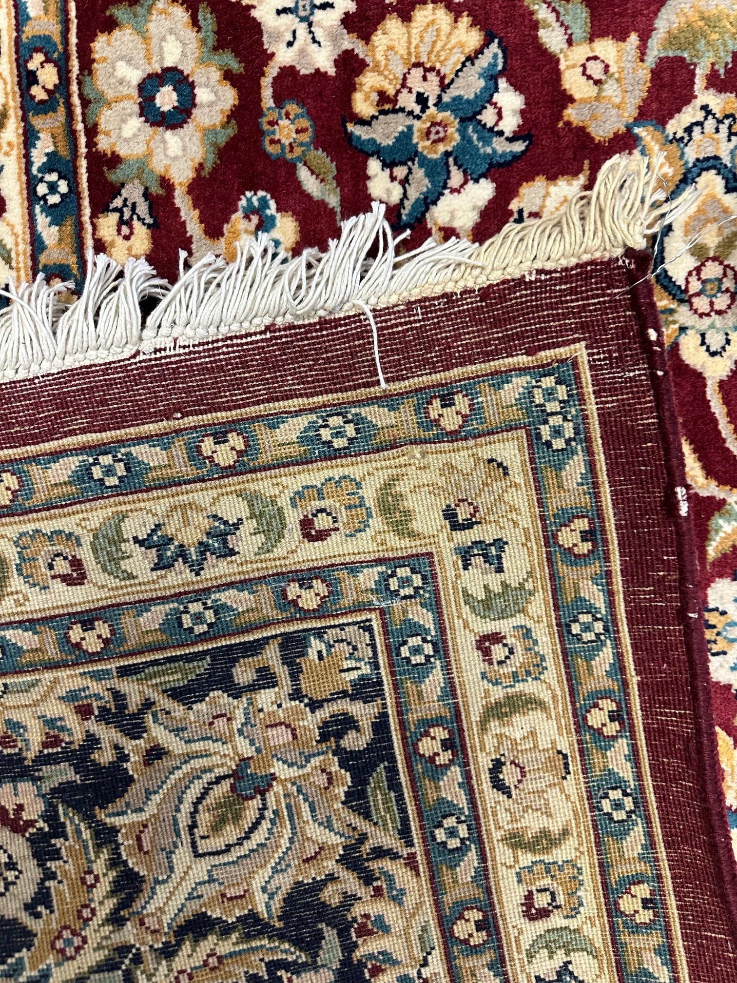 Hand Knotted Tabriz Rug 9.8x12 ft - 5