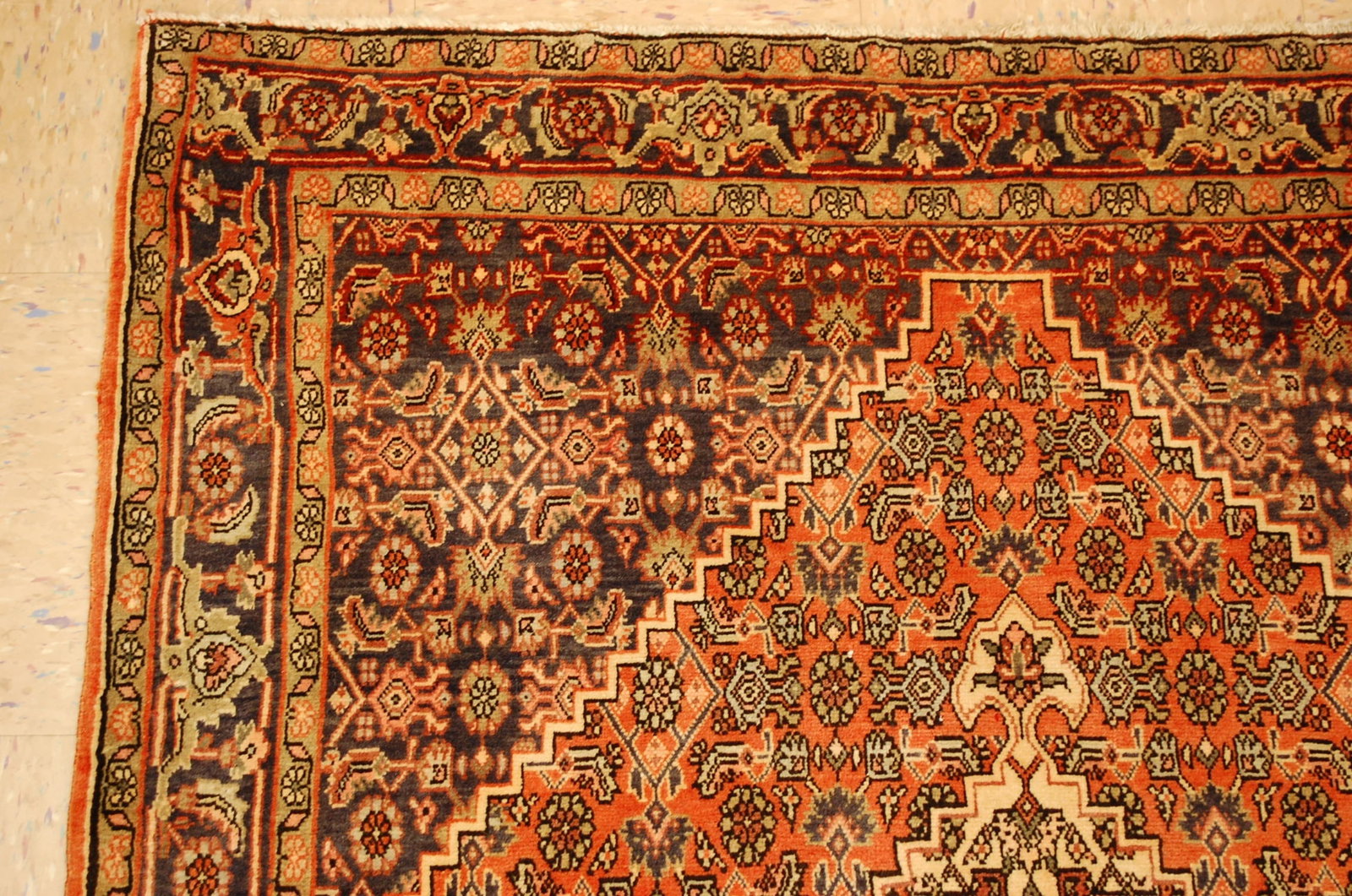 Persian BIJAR RUG 3'6" x 5'2" - 4