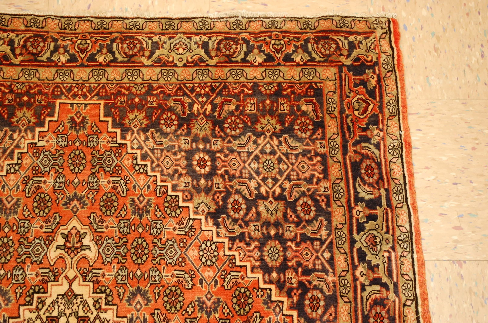 Persian BIJAR RUG 3'6" x 5'2" - 5