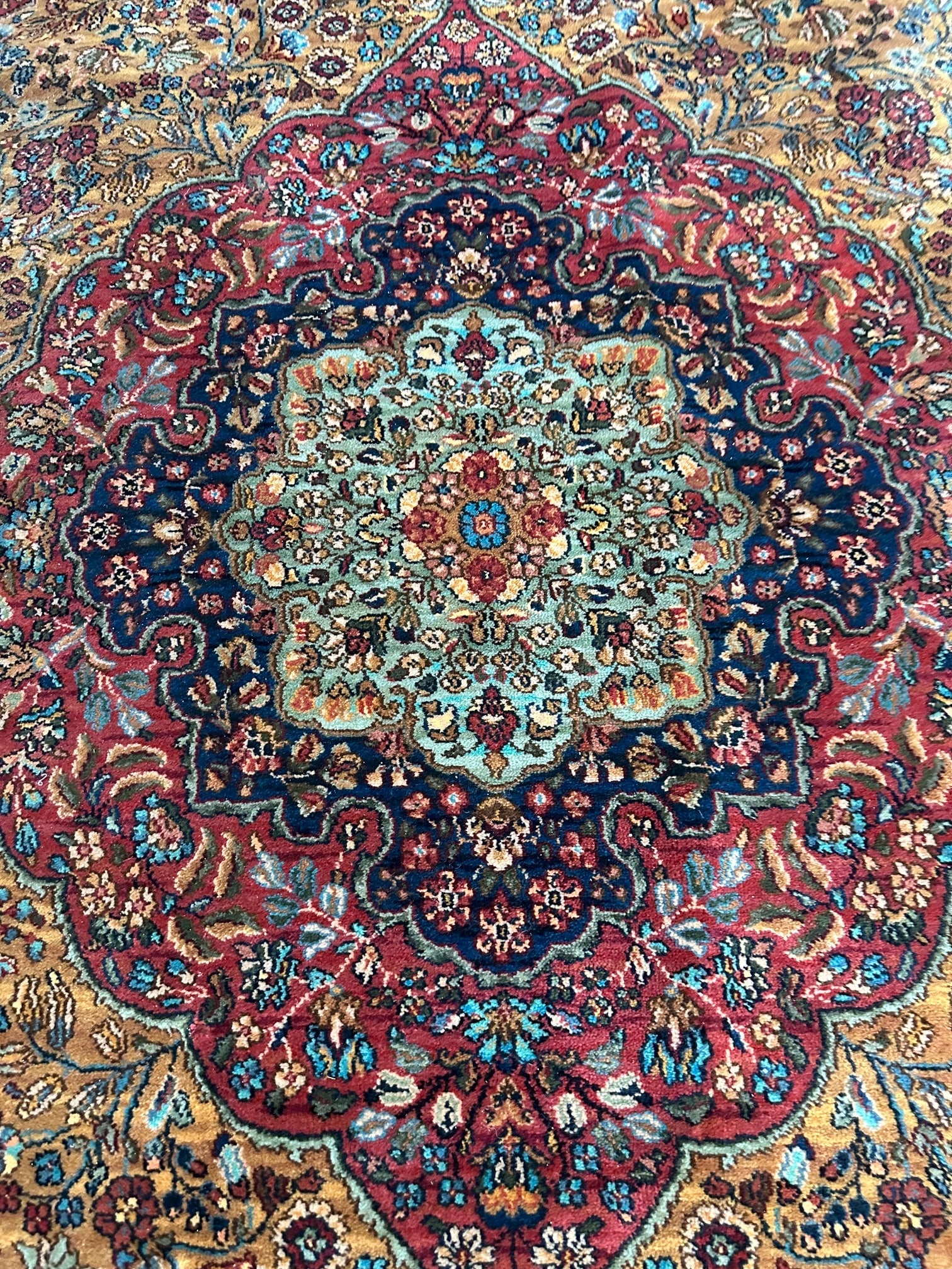 Wool Karastan Tabriz Design Rug 8,5x12.9 ft - 2