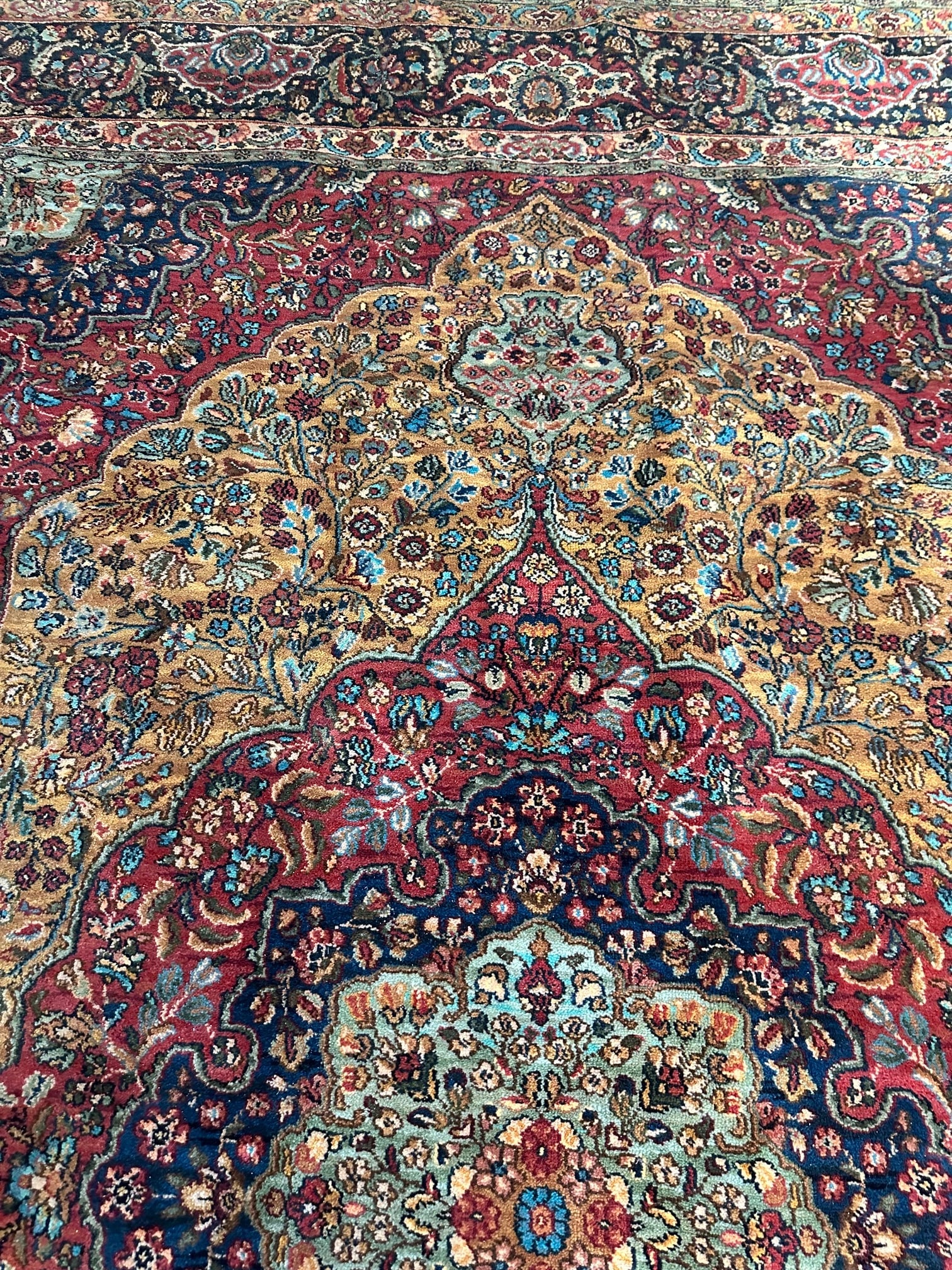 Wool Karastan Tabriz Design Rug 8,5x12.9 ft - 3