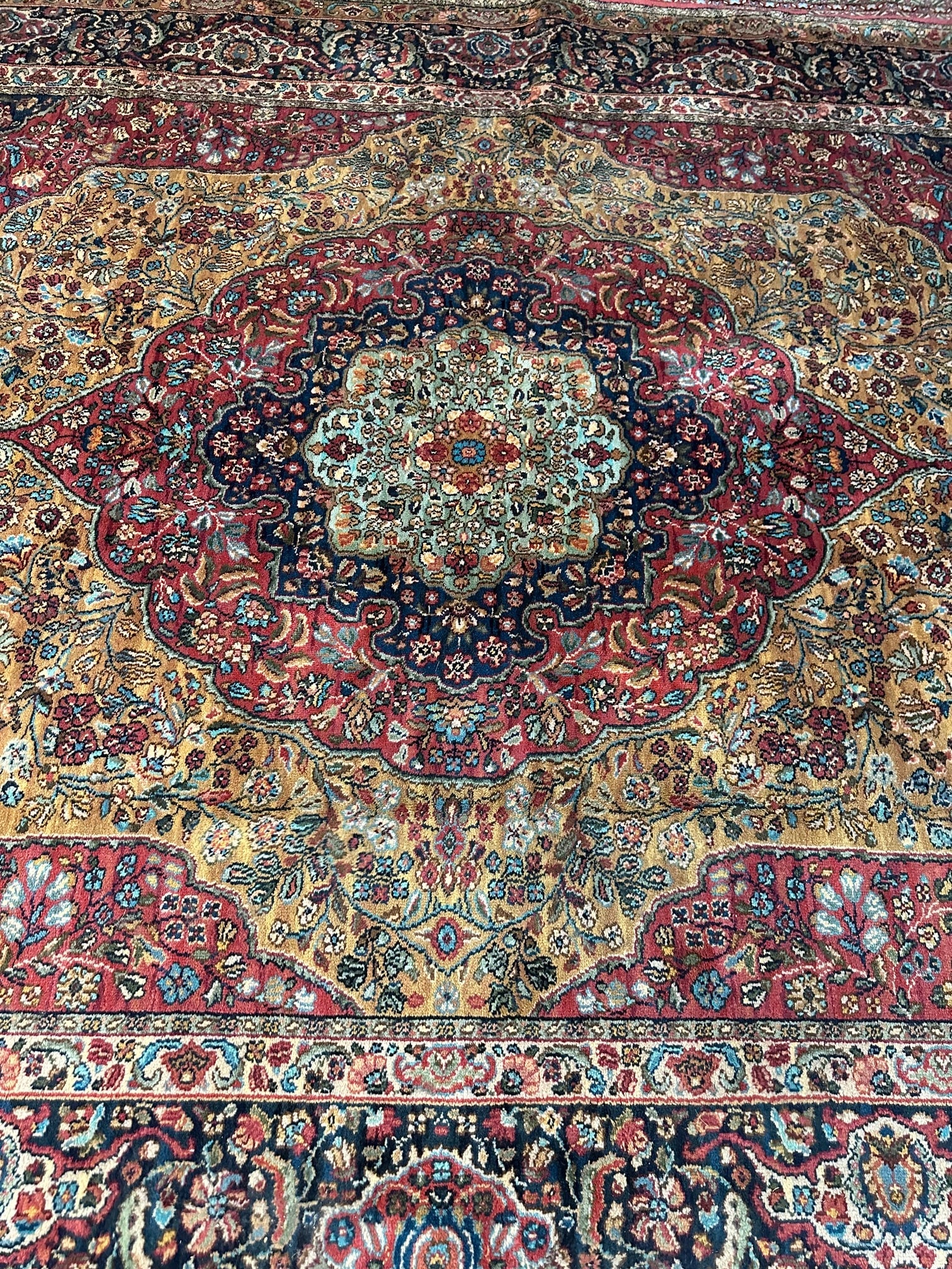 Wool Karastan Tabriz Design Rug 8,5x12.9 ft - 5
