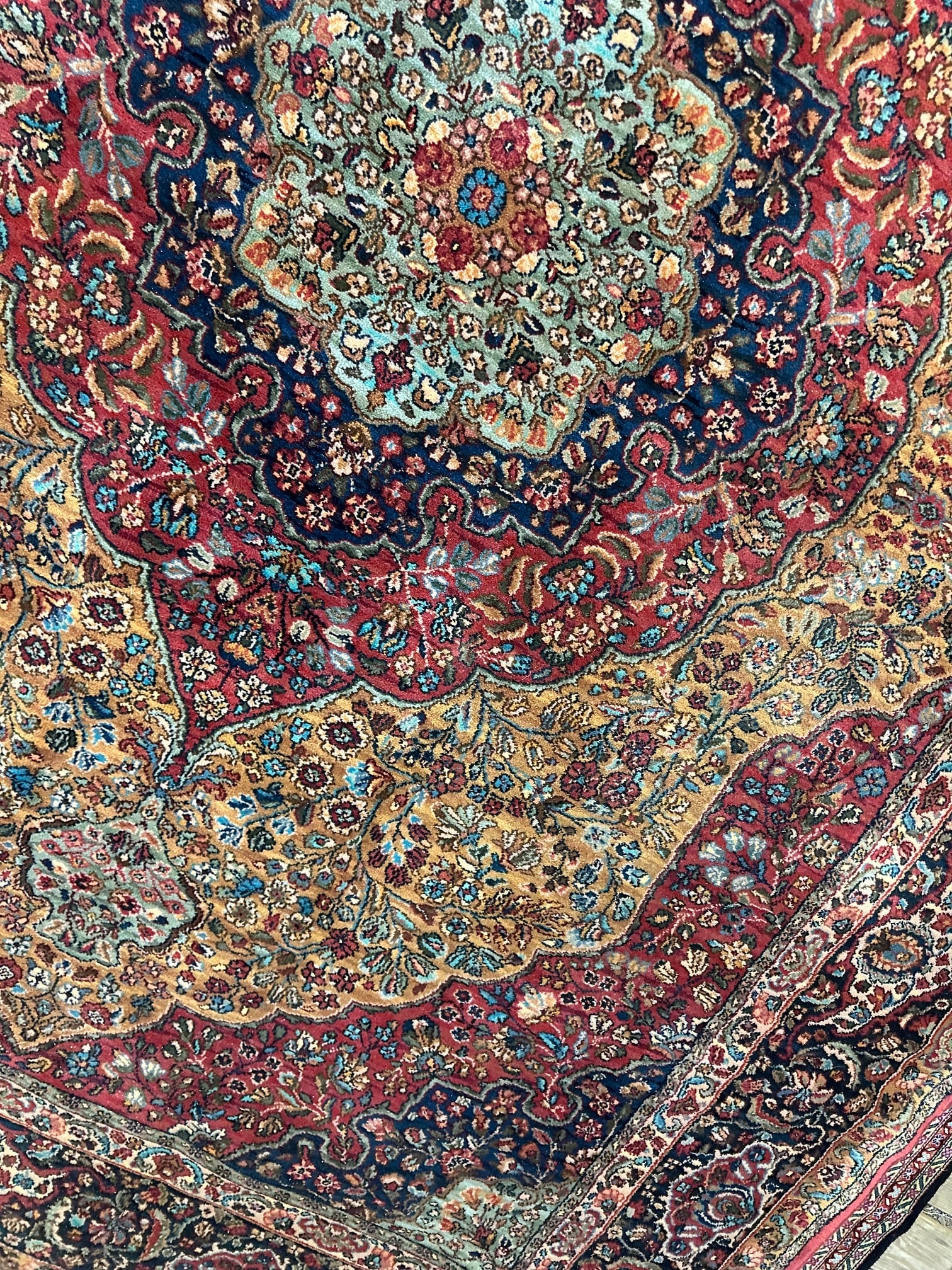 Wool Karastan Tabriz Design Rug 8,5x12.9 ft - 7