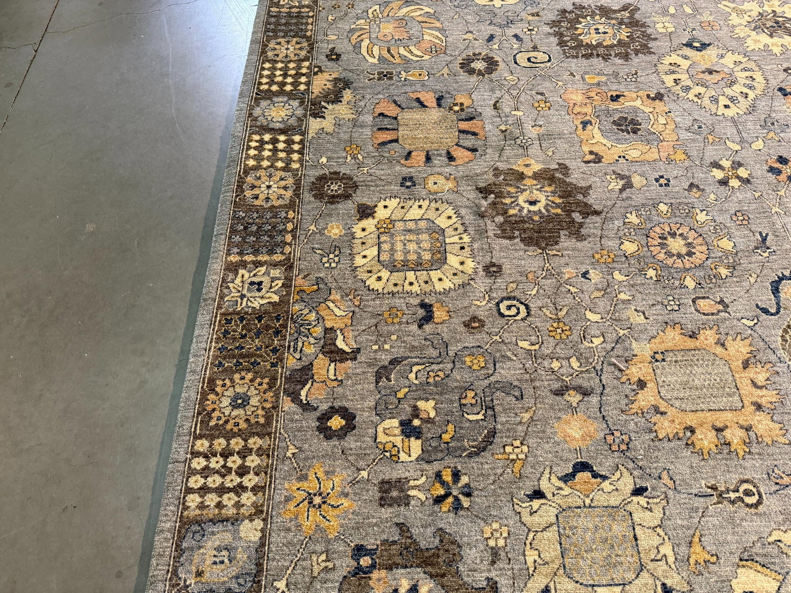Exquisite Fine Oushak Design Rug 9.1x11.7 - 4