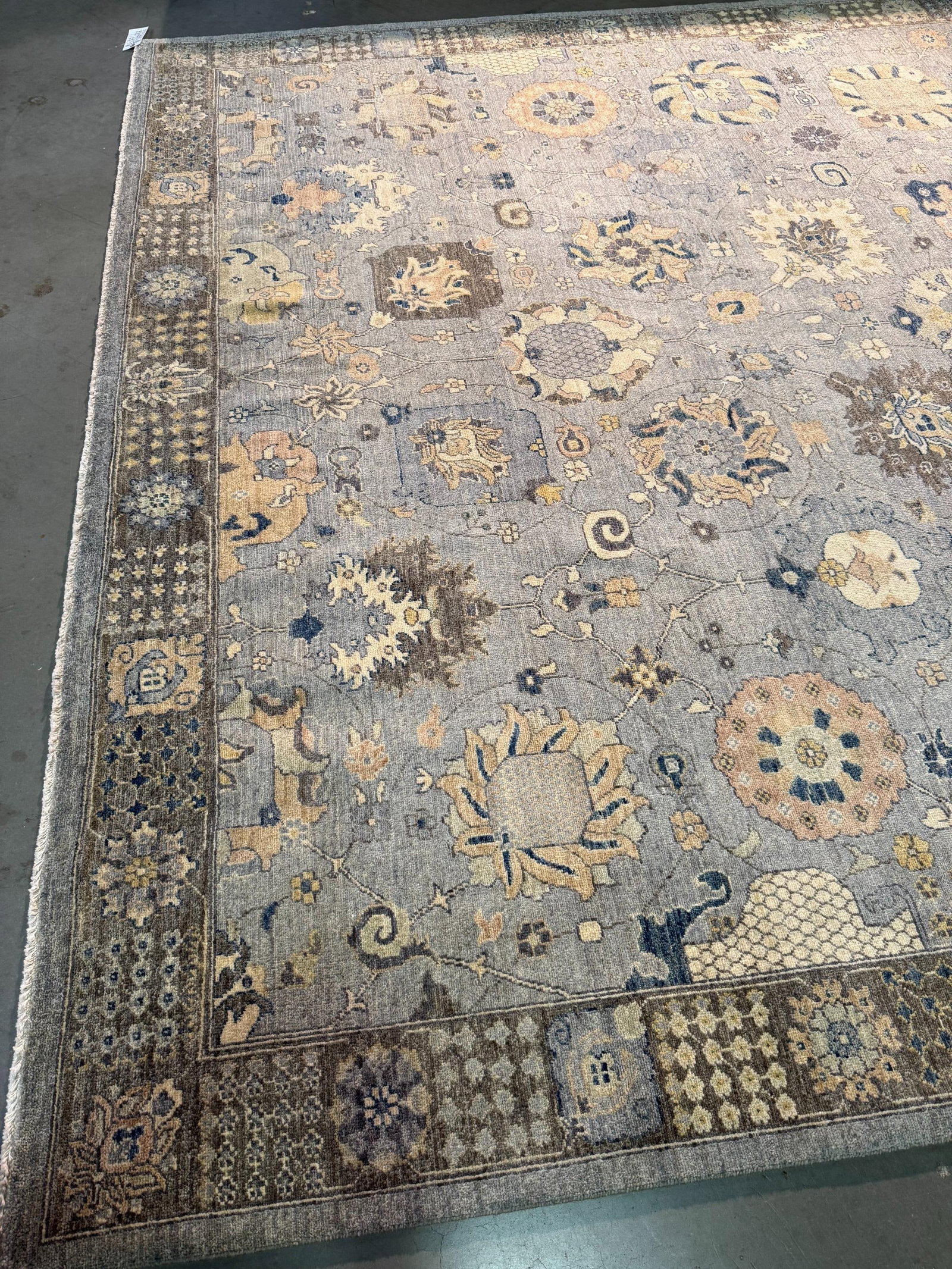 Exquisite Fine Oushak Design Rug 9.1x11.7 - 8